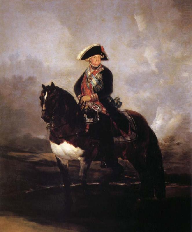 Francisco Goya Carlos IV on Horseback china oil painting image